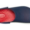 Sandały plażowe Crocs LiteRide Shoe Unisex, niebiesko-czerwone 204592-4CC