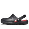 Sandały plażowe Crocs Reviva czarno-czerwone 205852-0BU
