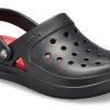 Sandały plażowe Crocs Reviva czarno-czerwone 205852-0BU