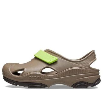 Sandały rybackie Crocs (PS) All Terrain „Beżowo-zielone” 208351-260