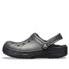 Sandały sportowe Crocs Classic Clog Crocs Stay Warm odporne na zużycie, unisex, czarne, 16244-060