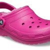 Sandały sportowe Crocs Classic Lined Clog Unisex w kolorze fioletowo-czerwonym 203591-6SV
