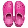 Sandały sportowe Crocs Classic Lined Clog Unisex w kolorze fioletowo-czerwonym 203591-6SV