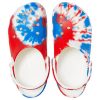 Sandały sportowe Crocs Classic Pattern, odporne na zużycie i antypoślizgowe, unisex, biało-niebiesko-czerwone, w kolorze „Biało-niebiesko-czerwonym” 205453-928