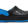 Sandały sportowe Crocs odporne na zużycie, lekkie i wygodne, unisex, czarno-niebieskie, „Black Blue” 205237-49S