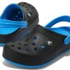 Sandały sportowe Crocs odporne na zużycie, lekkie i wygodne, unisex, czarno-niebieskie, „Black Blue” 205237-49S