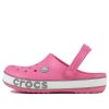Sandały sportowe Crocs (PS) Crocband Bold Logo Outdoor Flat Heel w minimalistycznym kolorze różowym 206022-65Y