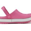 Sandały sportowe Crocs (PS) Crocband Bold Logo Outdoor Flat Heel w minimalistycznym kolorze różowym 206022-65Y