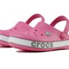Sandały sportowe Crocs (PS) Crocband Bold Logo Outdoor Flat Heel w minimalistycznym kolorze różowym 206022-65Y