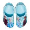 Sandały sportowe Crocs (PS) Frozen Printing Outdoor Flat Heel Blue 207078-4O9