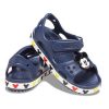 Sandały sportowe Crocs (PS) Funny Mickey Velcro Outdoor z odkrytymi palcami i płaskim obcasem w kolorze głębokiego błękitu 206171-410