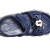 Sandały sportowe Crocs (PS) Funny Mickey Velcro Outdoor z odkrytymi palcami i płaskim obcasem w kolorze głębokiego błękitu 206171-410