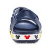 Sandały sportowe Crocs (PS) Funny Mickey Velcro Outdoor z odkrytymi palcami i płaskim obcasem w kolorze głębokiego błękitu 206171-410