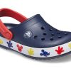 Sandały sportowe Crocs (PS) Mickey Outdoor Flat Heel w kolorze głębokiego błękitu 207077-410