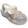 Sandały sportowe Crocs (PS) Outdoor Flat Heel Shiny Silver 206370-93R