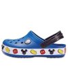 Sandały sportowe Crocs (PS) Small Crocs Mickey Cozy, antypoślizgowe, niebieskie, 204992-4GX