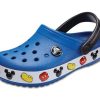 Sandały sportowe Crocs (PS) Small Crocs Mickey Cozy, antypoślizgowe, niebieskie, 204992-4GX