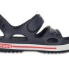 Sandały sportowe Crocs (PS) Velcro Flat w kolorze głębokiego błękitu 14854-462