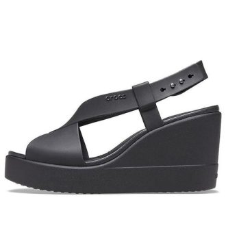 Sandały sportowe Crocs (WMNS) Brooklyn Cozy antypoślizgowe, czarne, 206222-060