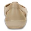Sandały sportowe Crocs (WMNS) w kolorze złotym, minimalistyczne, na co dzień, płaskie, 202811-710