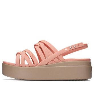 Sandały sportowe Crocs (WMNS) z grubą podeszwą, modne i wygodne, różowe, 206751-6RL