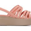 Sandały sportowe Crocs (WMNS) z grubą podeszwą, modne i wygodne, różowe, 206751-6RL