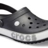 Sandały unisex Crocs Crocband Bold Logo Clog w kolorze czarnym 206021-02G