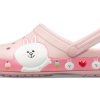 Sandały unisex Crocs x Line Friends Beach Pink 205791-606