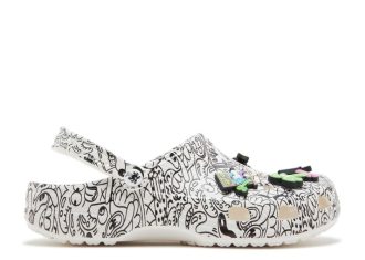 Steven Harrington x Classic Clog „Quickstrike – White Black”
